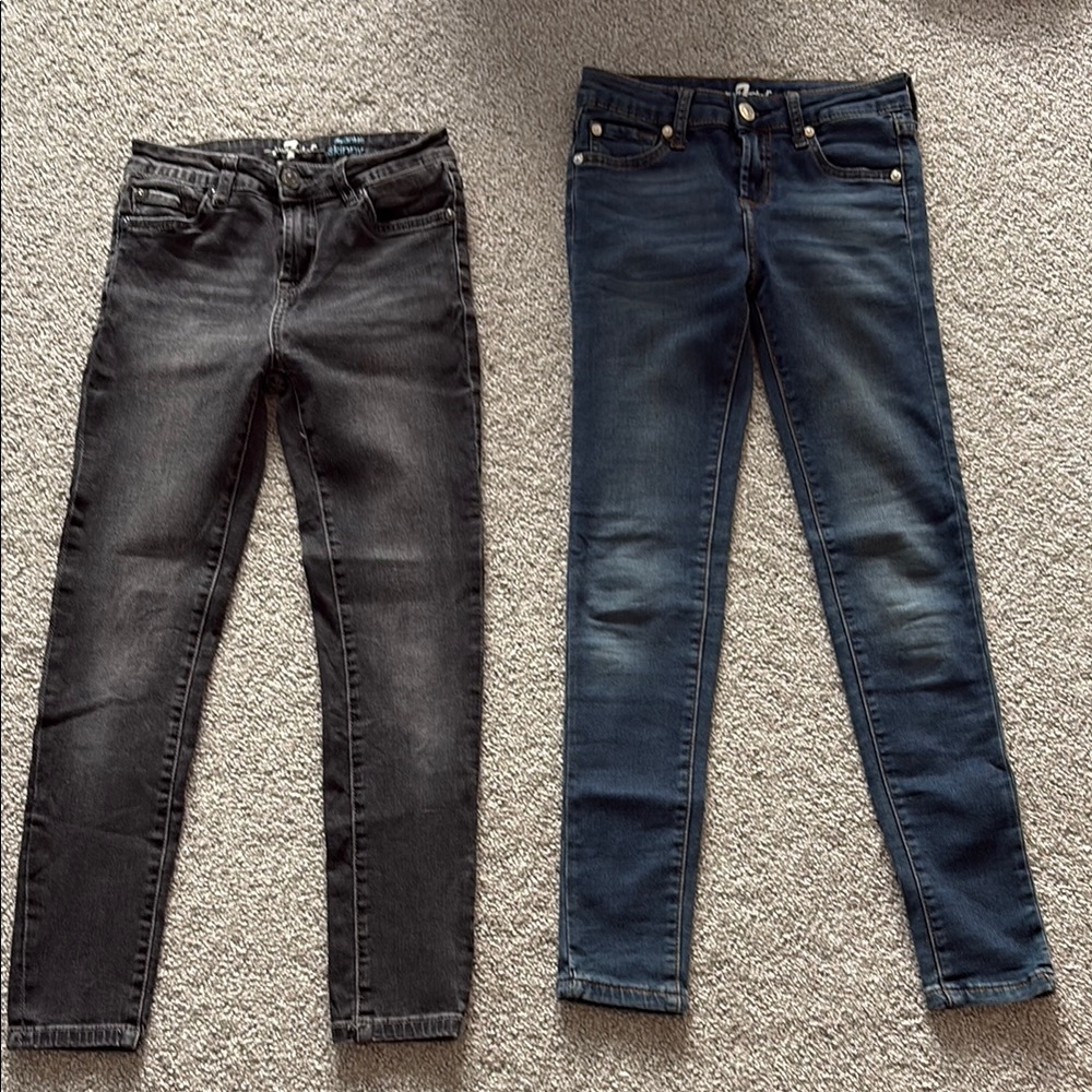 7 For All Mankind Kids Jeans - Black and Blue